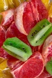 trozos de frutas