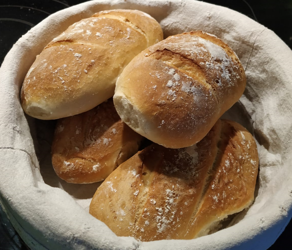 pan casero con levadura deshidratada